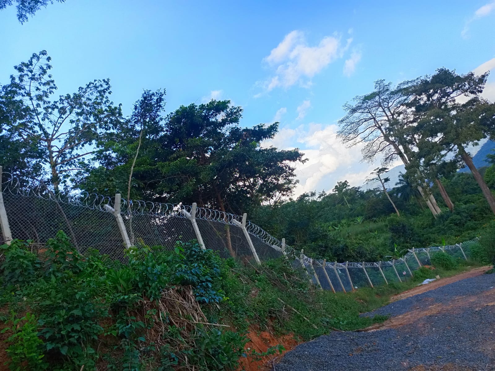 Fencing project in Yekepa