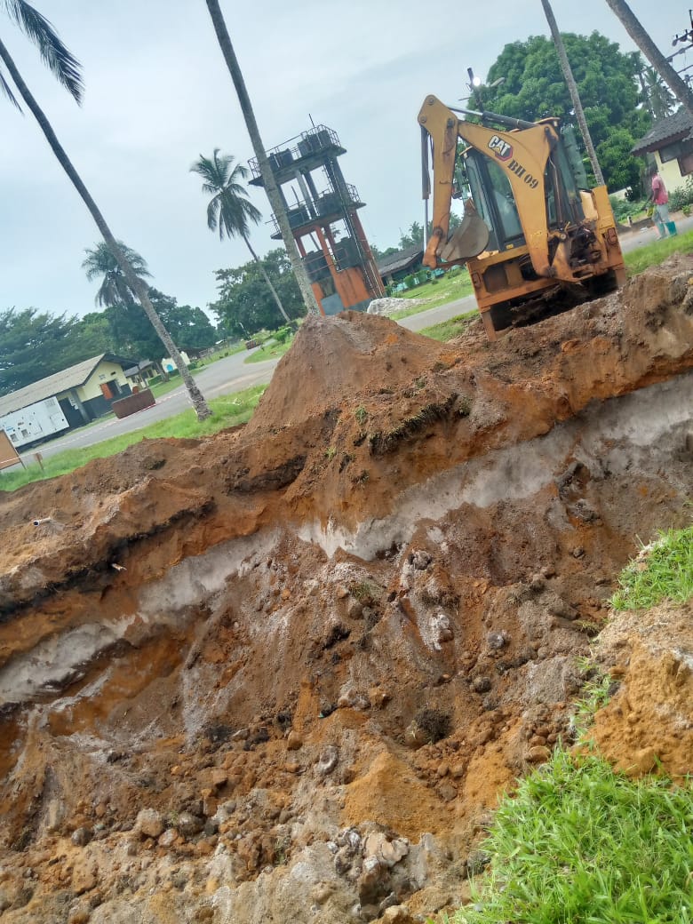 Water tower project in Yekepa
